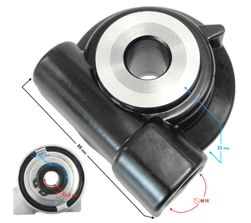 Moretti Izolirani ženski ravni konektori 7,4 mm 1,5-2,5 mm2 15A 10 kom AMIO-03068