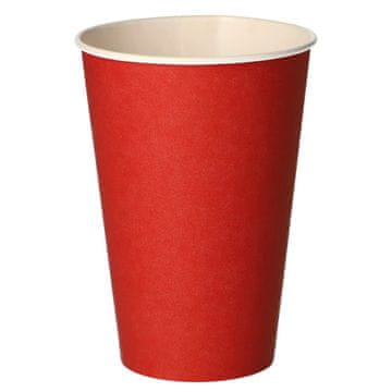 Papstar Crvene papirnate čaše 200 ml, promjera 70 mm 20 kom.