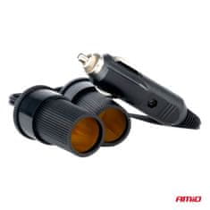 AMIO Razdjelnik za upaljač za automobil 12V 24V -03801