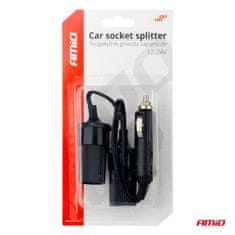 AMIO Razdjelnik za upaljač za automobil 12V 24V -03801