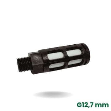 AXZ s.r.o. Veliki plastični prigušivač, navoj 12,7 mm