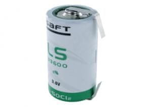 SAFT Baterija LS33600 Saft 3.6V D ER34615 s pločicama