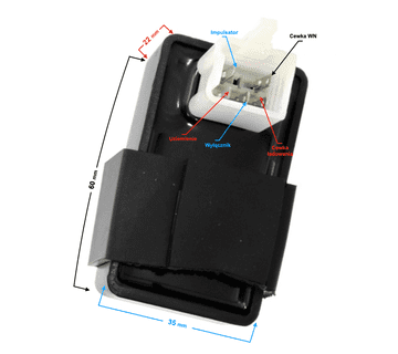 Moretti Izolirana ferula terminal 2,5 mm² plava