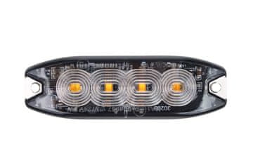 AMIO Probušena lampica za uzbunu 4 LED R65 R10 12-24V -02298