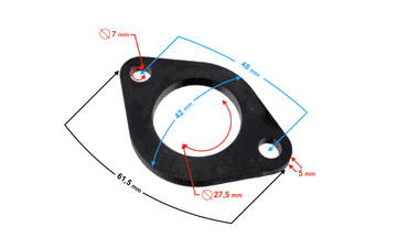 Moretti Podloška rasplinjača za motocikl Classic 125, promjera 27,30 mm