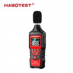 Habotest DECIBELMETAR SONOMETER MJERAČ BUKE A/C FILTER USB 30-130 dB 125ms GRAFIKON