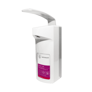 Medisept Zidni dozator za proizvode od 500 ml izrađen od ABS plastike 500 ml