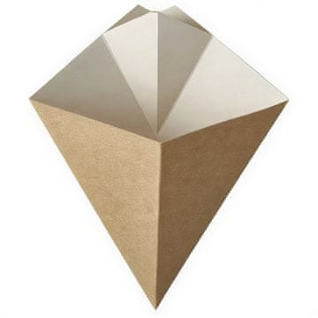 Papstar Papirnate vrećice u obliku korneta s prostorom za DIP 19 x 16,5 cm, 100 g 50 kom.