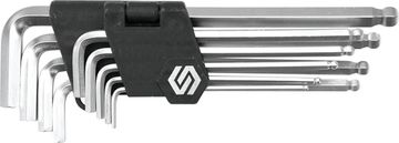 Vorel Šesterokutni ključevi /hex/ 2,5-10 mm, kuglasti vrhovi, Cr-V, set od 9 komada. 56475