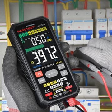 Habotest DIGITALNI UNIVERZALNI MULTIMETAR TRUE RMS NCV TERMOPAROVI KABLOVI KUĆIŠTE BATERIJE
