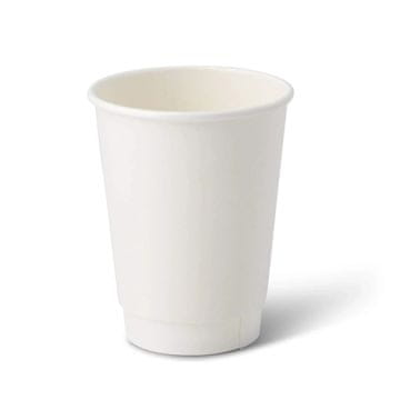 BH Papirna čaša s dvostrukom stijenkom, bijela, disperzija 350 ml, promjer 90 mm, 25 kom.