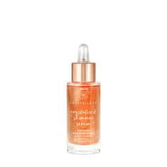 CRYSTALLOVE Set s kristaliziranim ružičastim kvarcom - serum za lice od ružičastog kvarca i masažna ploča gua sha