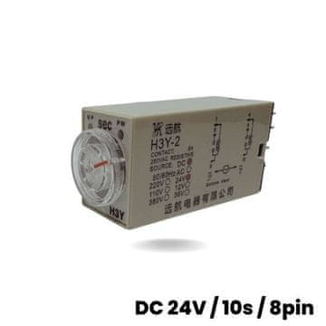 AXZ s.r.o. Vremenski relej DC 24V / 10 sek / 8pin
