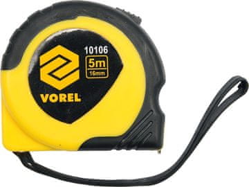 Vorel Žuto-crna mjerna traka 5 m x 16 mm 10106
