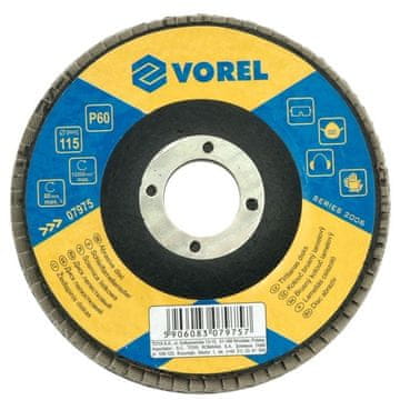 Vorel Brusni kotač s lamelama p120 125 mm 07988