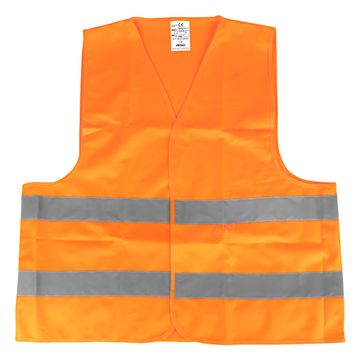AMIO Narančasti reflektirajući prsluk za upozorenje s XXXL certifikatom -03986