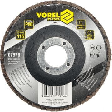 Vorel Brusni kotač s lamelama p80 115 mm 07976