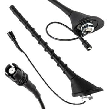 AMIO Univerzalna automobilska antena, jarbol s pojačalom RAKU-2 ANT09 -04153