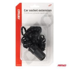 AMIO Produžni kabel za upaljač u automobilu 12V 24V 300cm -03805