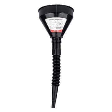 AMIO Fleksibilni crni lijevak s cjedilom za gorivo, tekućinu, vodu, 13,5 cm -04036