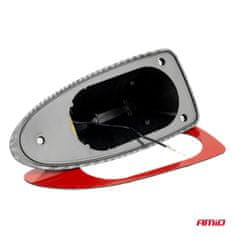 AMIO Univerzalna automobilska antena, tip peraje morskog psa, karbonska -04156