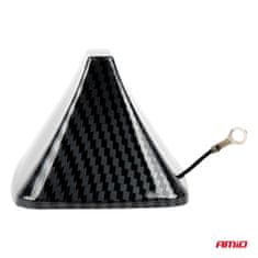 AMIO Univerzalna automobilska antena, tip peraje morskog psa, karbonska -04156