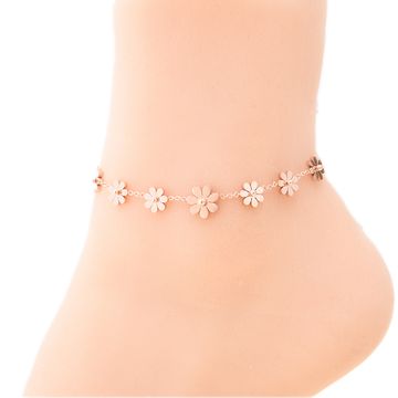 Narukvica za nogu gležanj rose gold