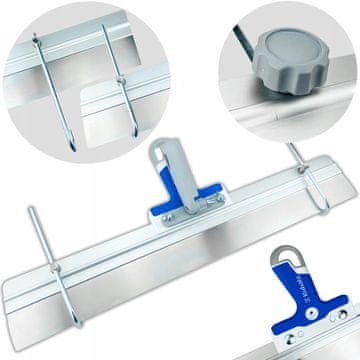 Kubala 0580 KONTROLNI ALAT ZA ESTRIHE 600 MM S ADAPTEROM ZA ŠTAP