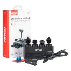 AMIO Razdjelnik utičnice za upaljač PD30W QC3.0 12/24V max 216W -04175