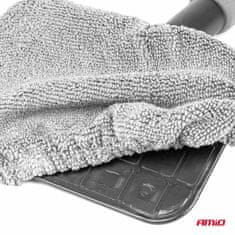 AMIO Sredstvo za čišćenje stakla za prozore i ogledala, teleskopsko, pravokutno, mikrovlakna, 30,5/46 cm -03859