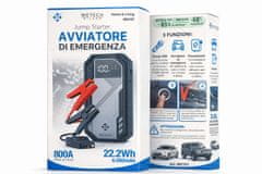 WETECH 800A auto booster prijenosni starter – jump starter – pokretač vozila
