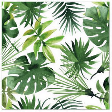 Papstar Monstera salvete s 3 sloja 1/4 33 x 33 cm 20 kom.