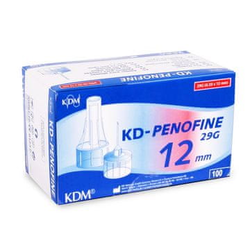 DM Igle za inzulinske olovke 29G 12 mm x 0,33 mm KD-Penofine 100 kom