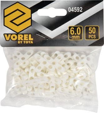 Vorel Krzyżyki dystansowe do klinkiera i glazury tip T6,0mm 50kom / 04592 / VOREL