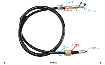 Moretti Ključ za automobilske kotače L 19 mm LW-19 AMIO-01214