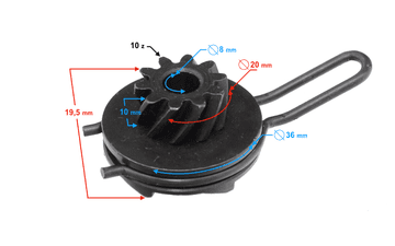 Moretti Antenski adapter FAKRA utikač - SMB utičnica
