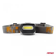 AMIO Latarka czołowa COB na baterie 3xAAA 150Flux IPX3 -02199