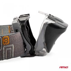 AMIO Latarka czołowa COB na baterie 3xAAA 150Flux IPX3 -02199