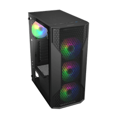 Cougar MX110 RGB kućište, ATX, s ventilatorima, crno (CGR-2BD2B-RGB-SY)