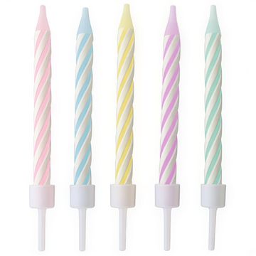 Papstar Set pastelnih rođendanskih svijeća 6 cm, 24 kom.