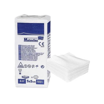 Matopat Nesterilni kompresor 5x5 od netkanog materijala 30g Matovlies 100 kom papirnate vrećice