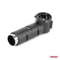 AMIO Adapter za antenu, redukcija, DIN ISO utikač, kutni -03967