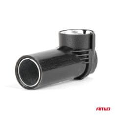 AMIO Adapter za antenu, redukcija, DIN ISO utikač, kutni -03968