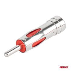 AMIO Adapter za antenu, redukcija, ISO DIN utikač, ravni, -03965