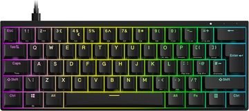DURGOD Venus 60% RGB, tipkovnica, 62 tipke, USB-C, Cherry profil PBT