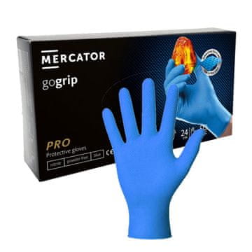 Nitrilne rukavice M plave Gogrip 50 kom