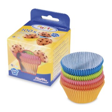 IMEX Kalupi za muffine u boji, promjer 50 mm, visina 30 mm, 100 kom.