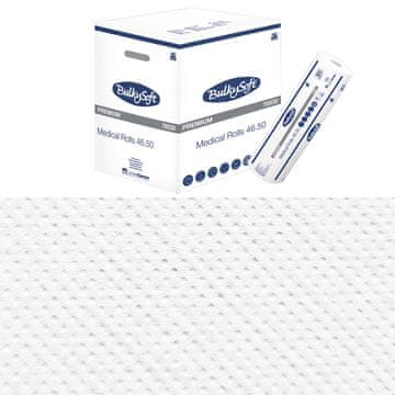 B.U. Medicinski uložak na roli 50cm x 46m bijeli 17g Premium 9 rola (1215 komada 50cm x 34cm)