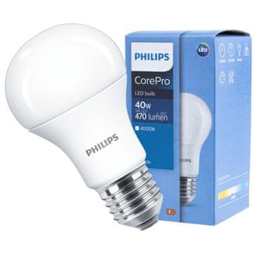 Philips LED žarulja E27 A60 4,9 W = 40 W 470 lm 4000 K Neutralna 200°
