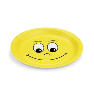 IMEX Okrugli papirnati tanjur "Osmijeh", promjer 23 cm, 10 kom.